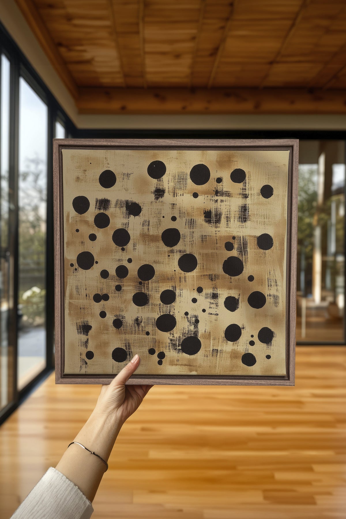 EARTHLY CONSTELLATION, Oeuvre sur toile étirée