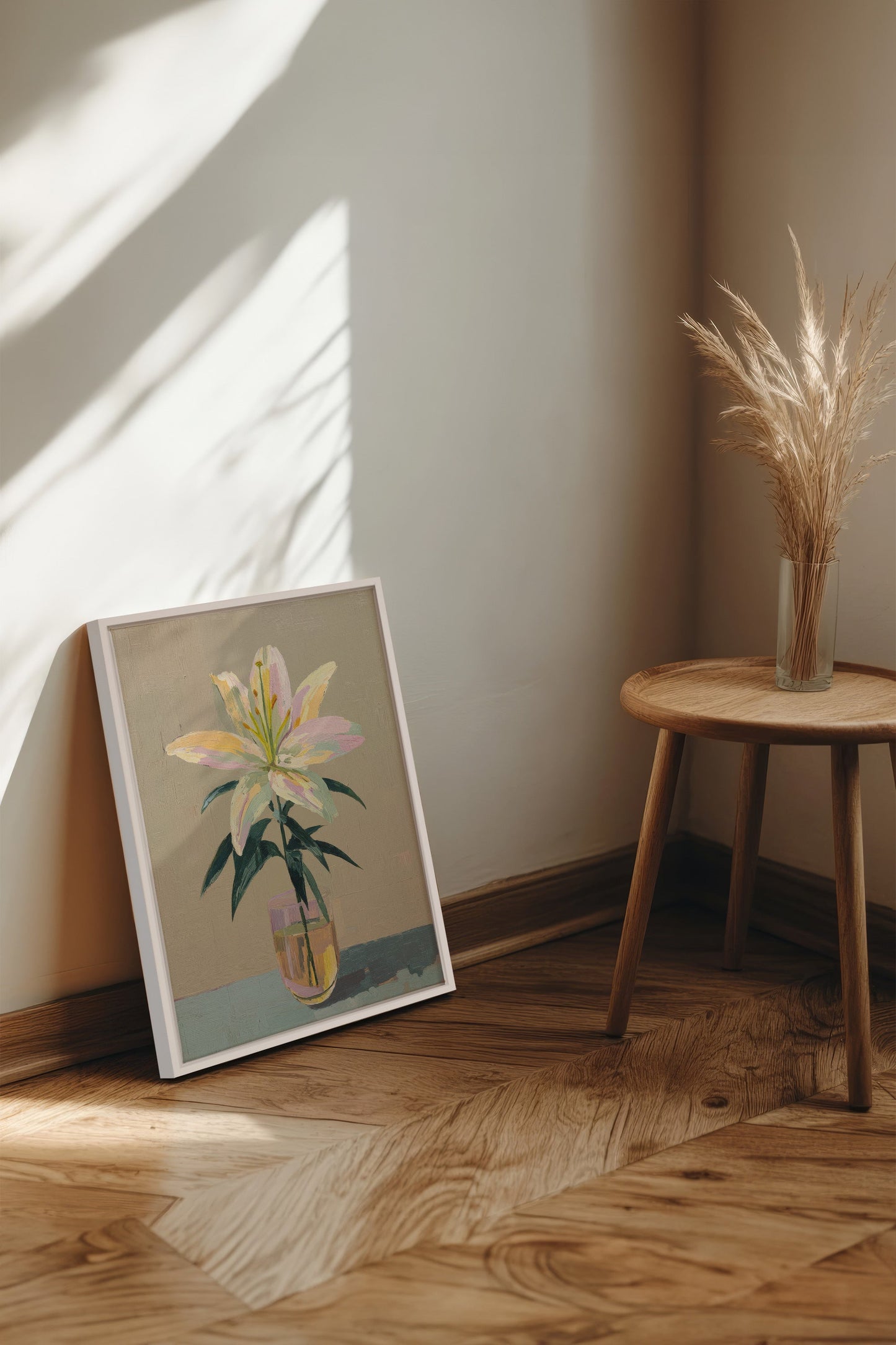 ETERNAL LILY, Oeuvre sur toile étirée