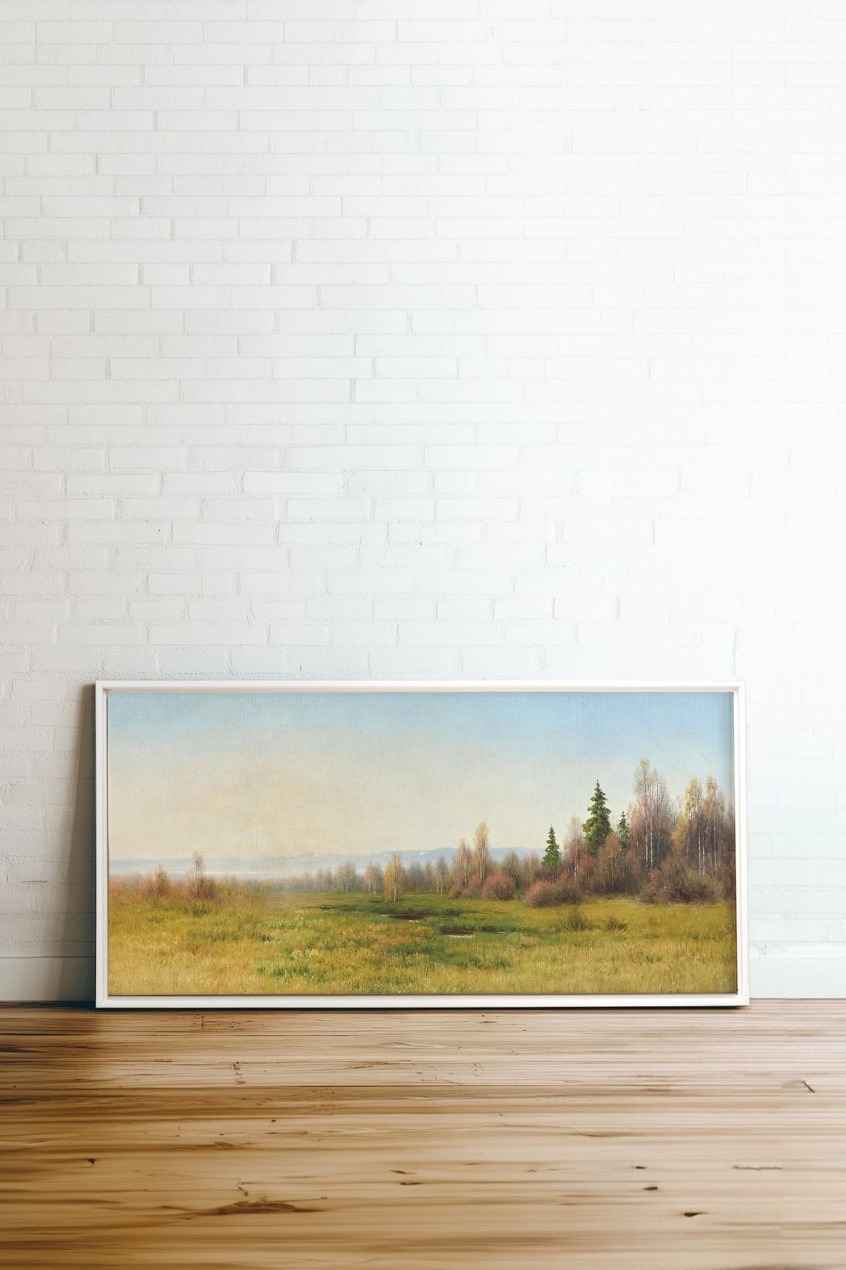 DOUX HORIZON, Oeuvre sur toile étirée