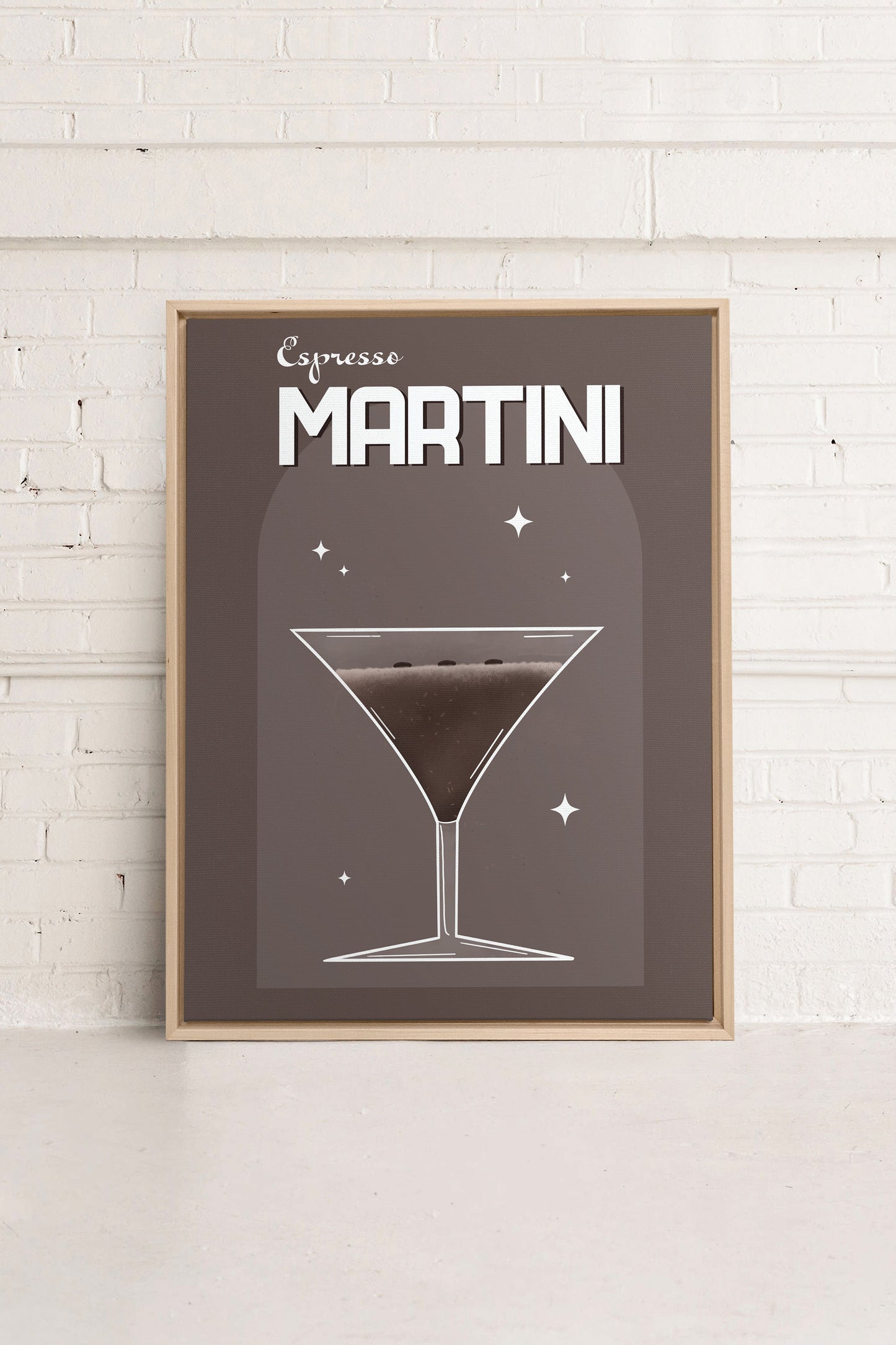 ESPRESSO MARTINI, Oeuvre sur toile étirée
