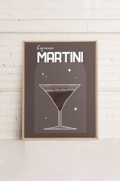 ESPRESSO MARTINI, Oeuvre sur toile étirée