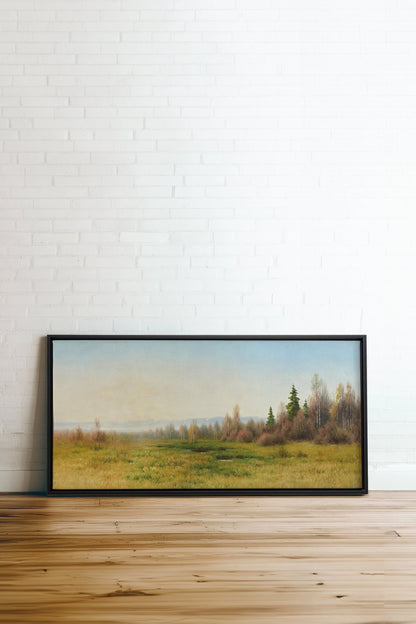 DOUX HORIZON, Oeuvre sur toile étirée