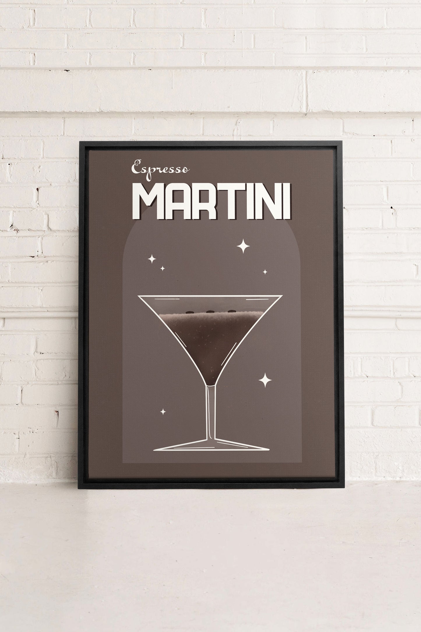ESPRESSO MARTINI, Oeuvre sur toile étirée