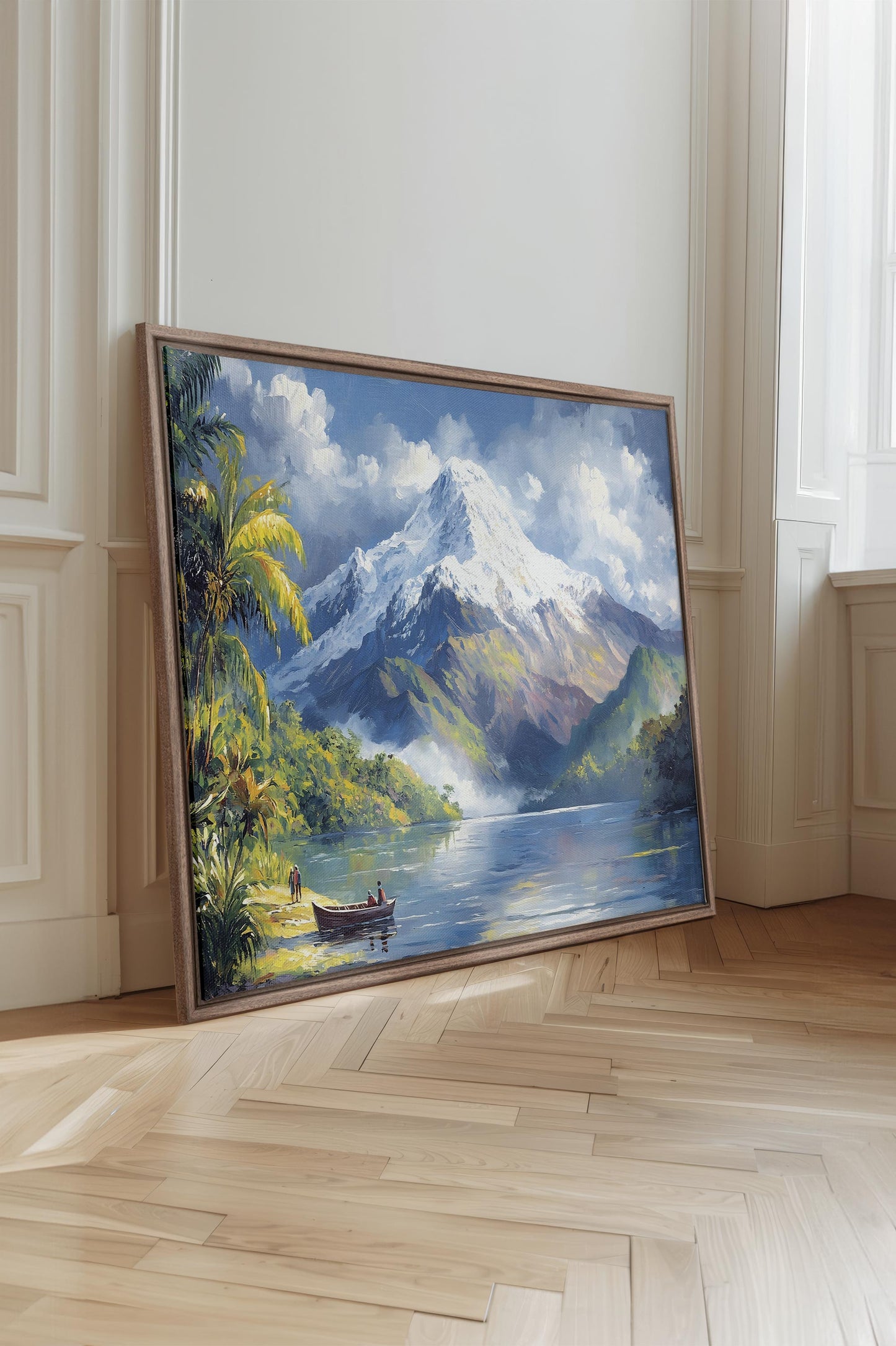 TROPICAL HIGHLANDS, Oeuvre sur toile étirée