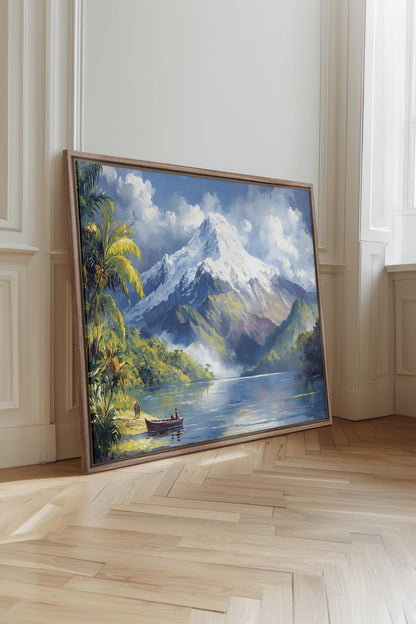 TROPICAL HIGHLANDS, Oeuvre sur toile étirée