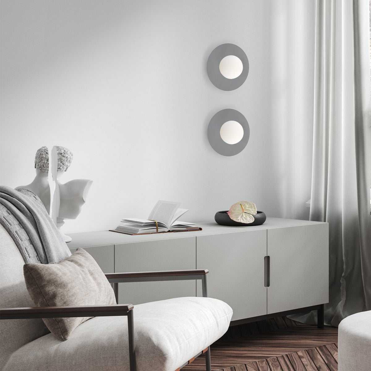 Pixi Scandinavian Minimalist Wall Sconce Light Fixture for Bedroom, Hallway & Modern Interior Accent Lighting
