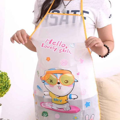 Cartoon pvc apron