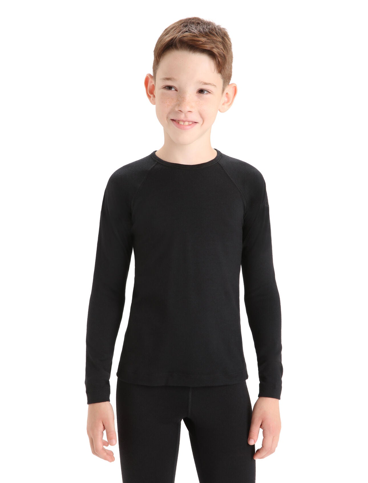 Icebreaker Kids Merino 200 Oasis Long Sleeve Crewe Thermal Top