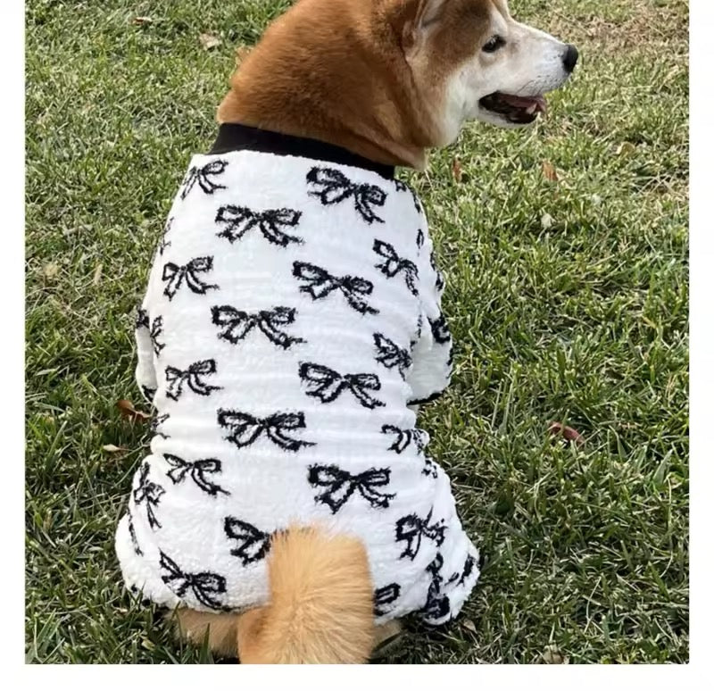 Bows and All Onesie – Luxury Dog Onesie for Medium to Large Breeds