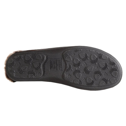 Acorn Women's Faux Fur Chinchilla Collar Slippers