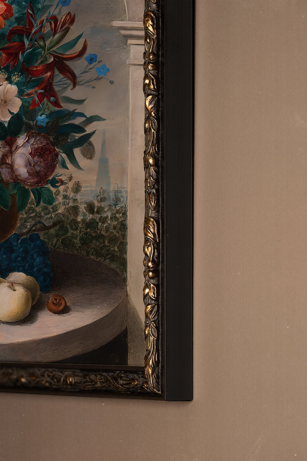 BOUQUET ROYAL, CADRE VINTAGE BRONZE