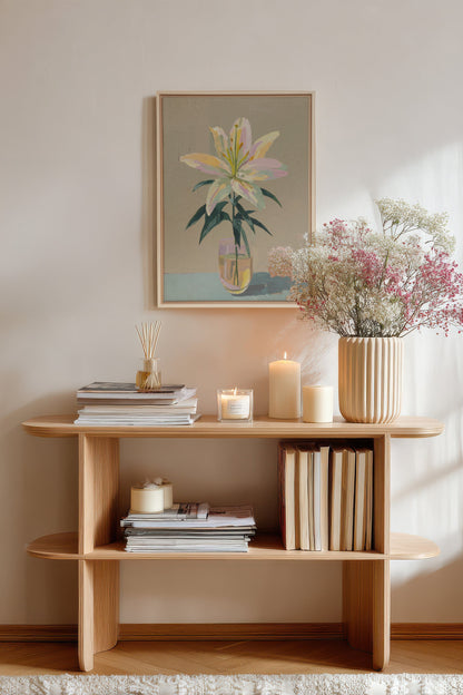ETERNAL LILY, Oeuvre sur toile étirée