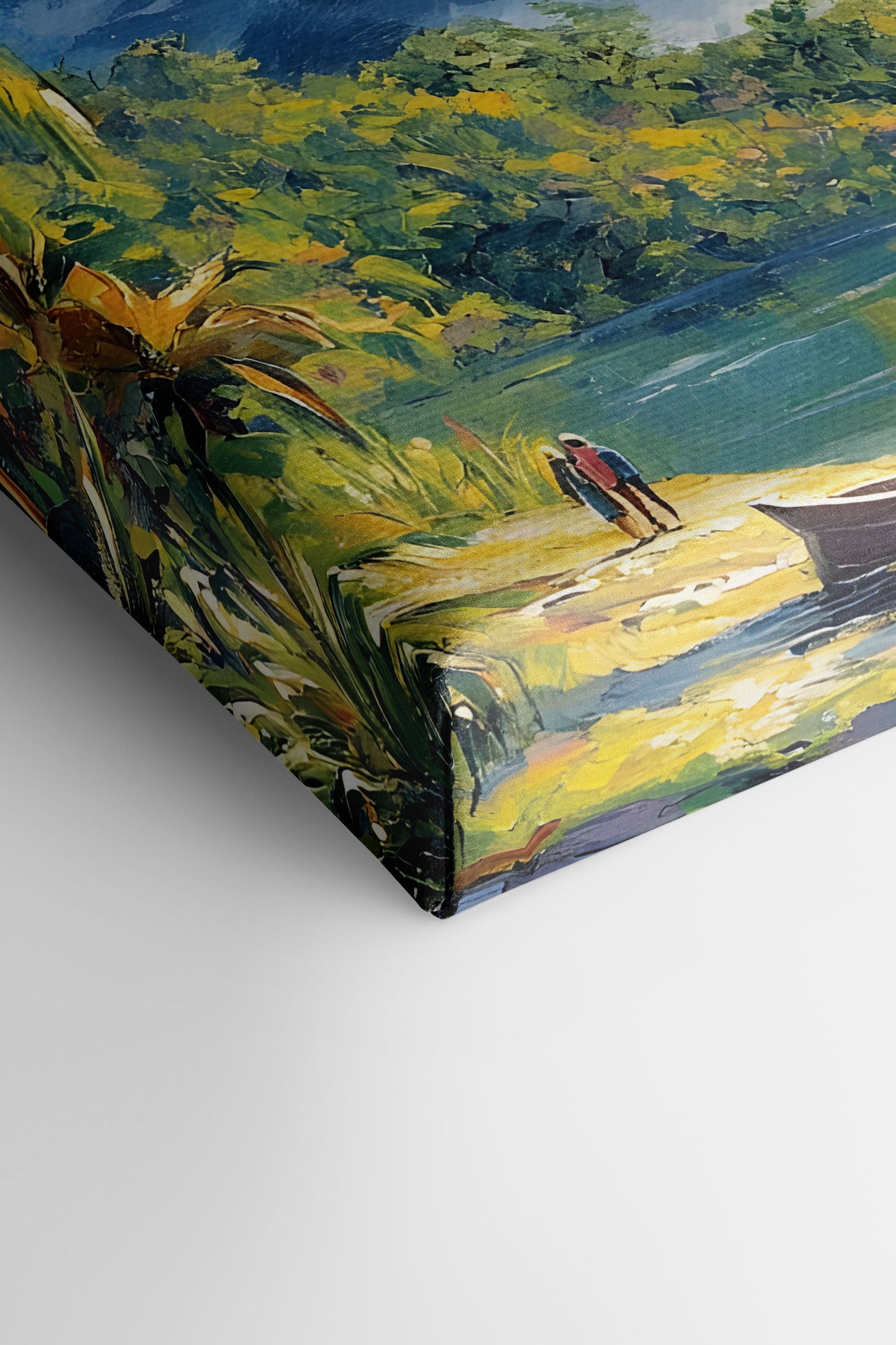 TROPICAL HIGHLANDS, Oeuvre sur toile étirée