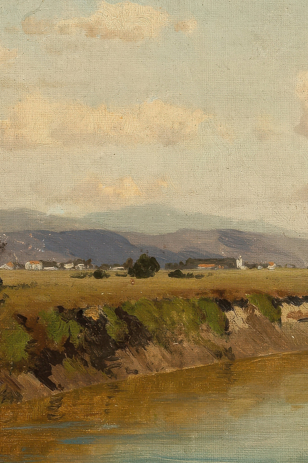 LUMIÈRE DE MIDI, CADRE VINTAGE OR