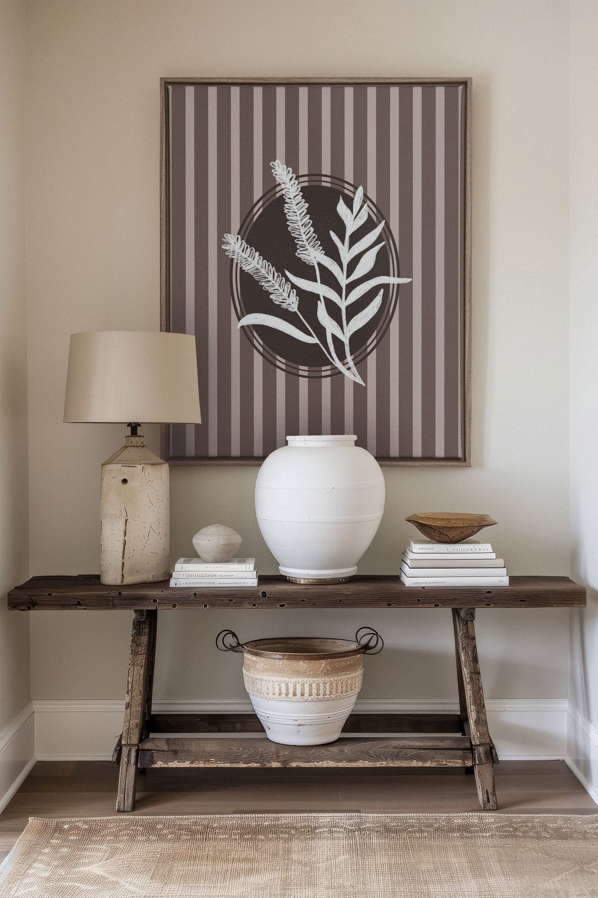 NATURAL STROKES, Oeuvre sur toile étirée