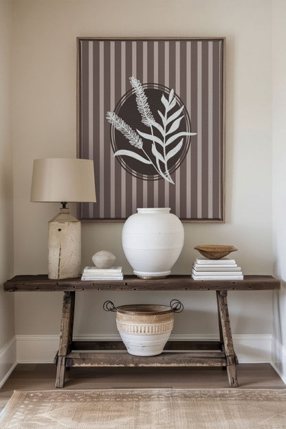 NATURAL STROKES, Oeuvre sur toile étirée