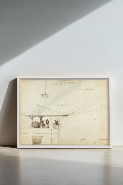 MEASURED MINDS, Oeuvre sur toile étirée