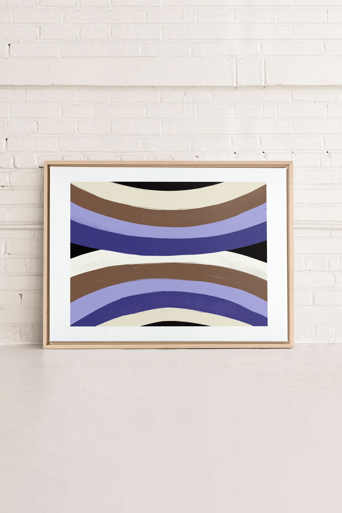 FLOW OF SHADES, Oeuvre sur toile étirée