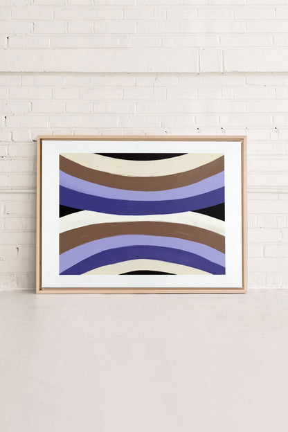 FLOW OF SHADES, Oeuvre sur toile étirée