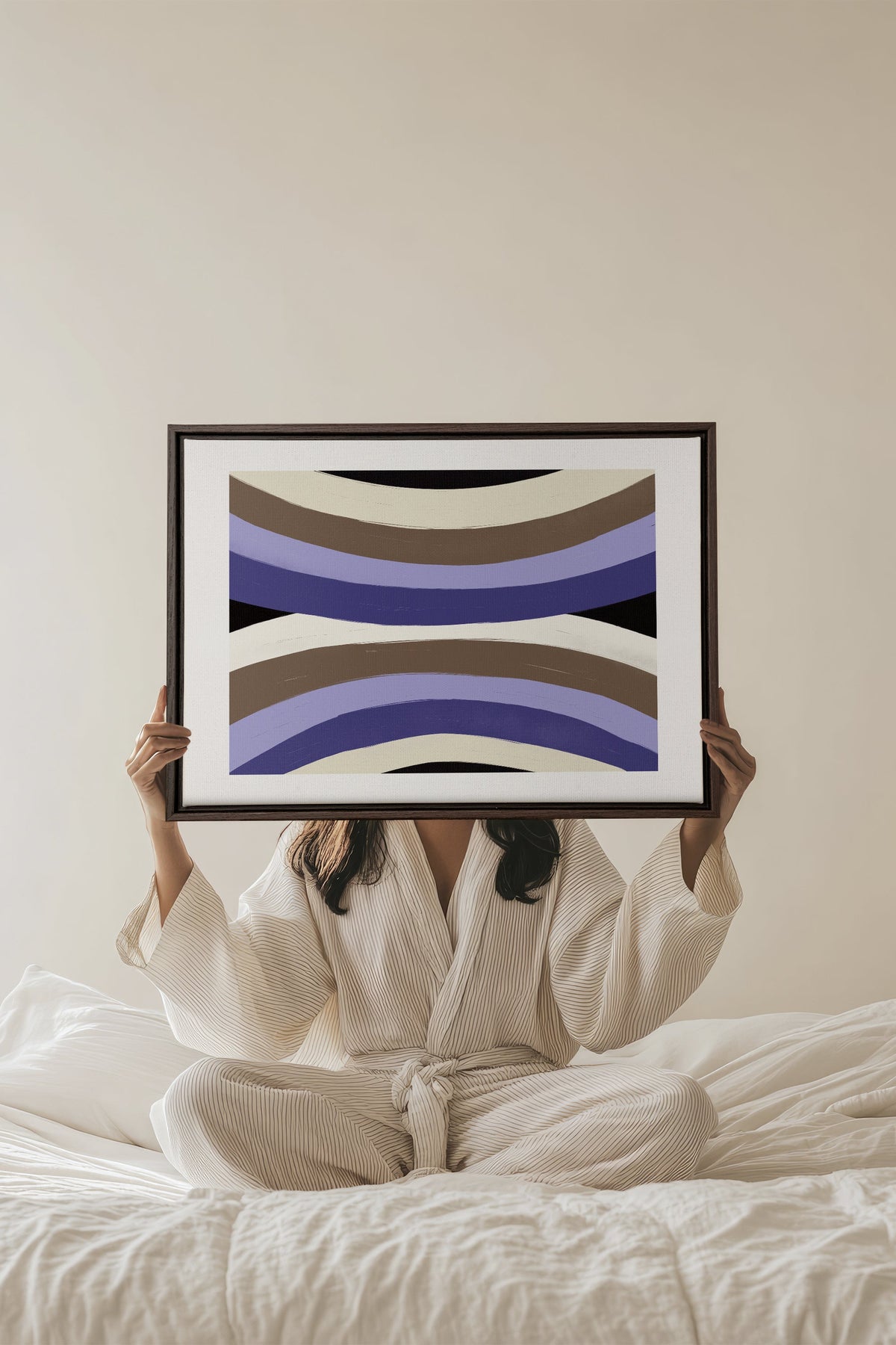 FLOW OF SHADES, Oeuvre sur toile étirée