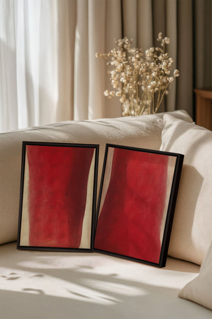 TWIN FLAMES (2 Oeuvres sur toile étirée)