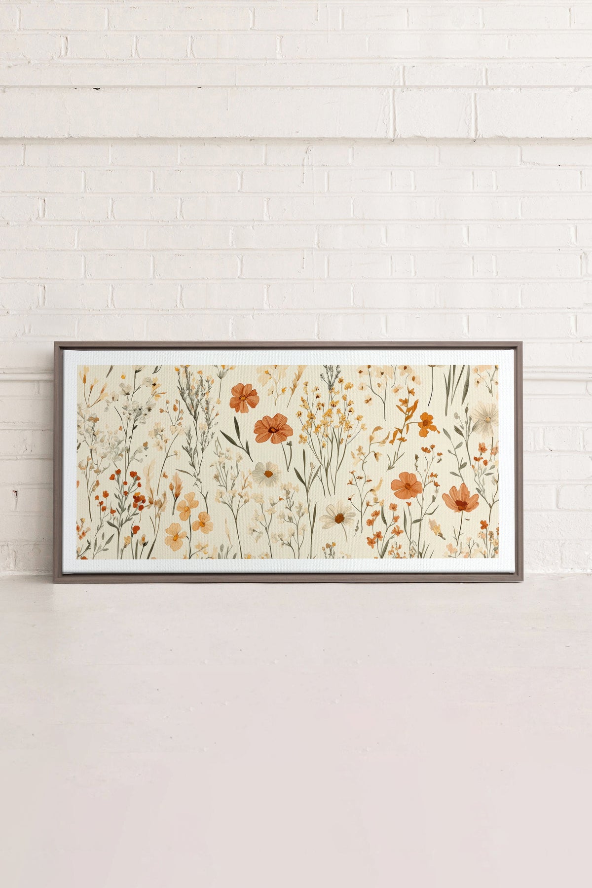 AUTUMN GARDEN, Oeuvre sur toile étirée