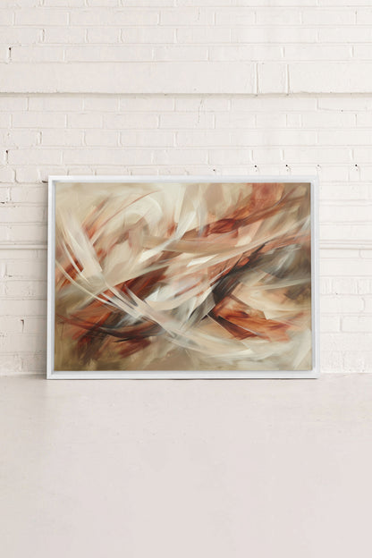 BLAZING SWIRLS, Oeuvre sur toile étirée