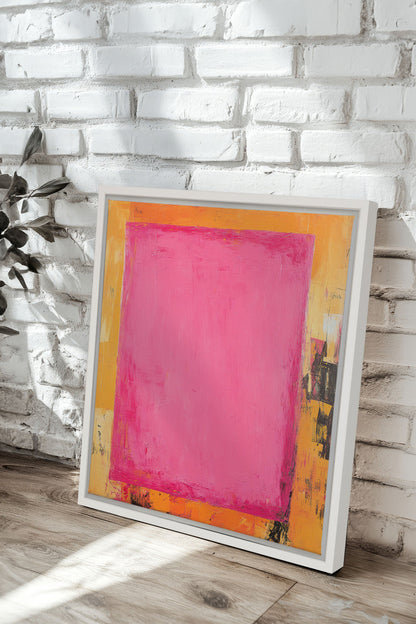COLOR BLAZE, Oeuvre sur toile étirée