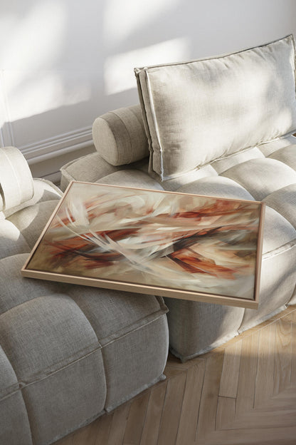 BLAZING SWIRLS, Oeuvre sur toile étirée