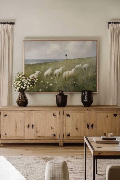 WOOL & WIND, Oeuvre sur toile étirée