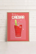 BLOODY CAESAR, Oeuvre sur toile étirée
