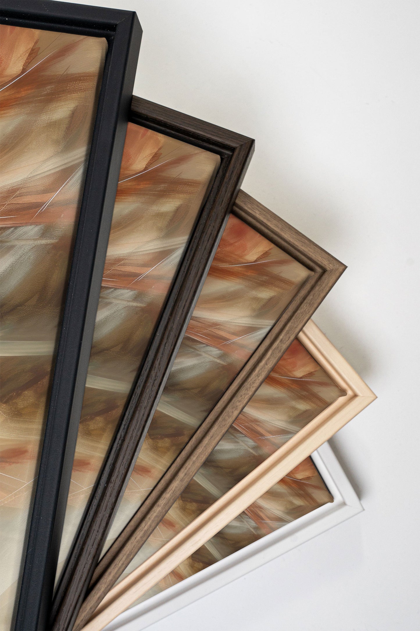 BLAZING SWIRLS, Oeuvre sur toile étirée