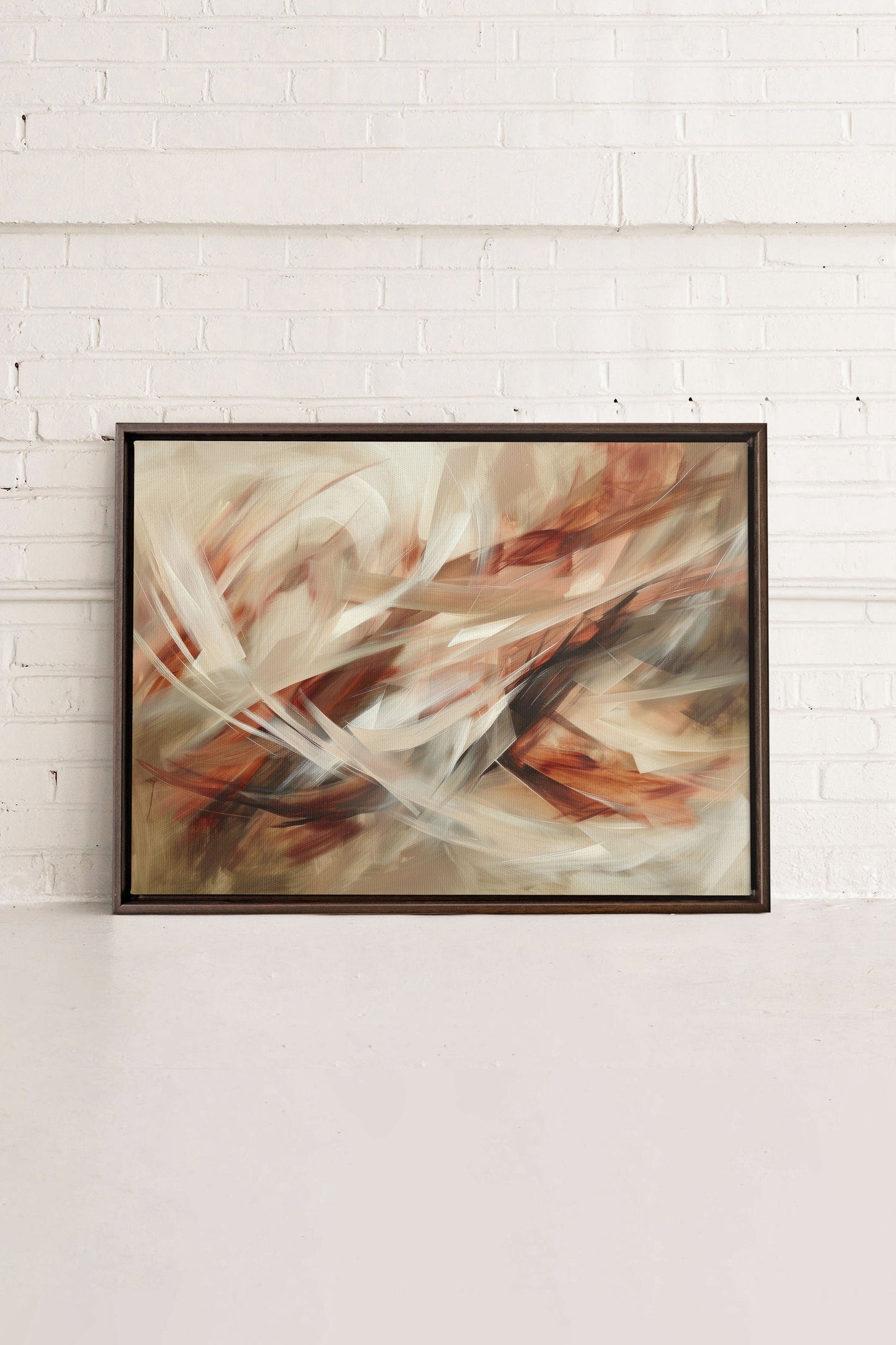 BLAZING SWIRLS, Oeuvre sur toile étirée