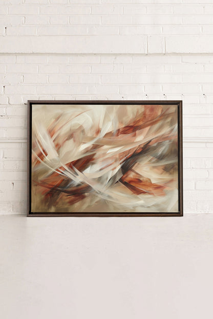 BLAZING SWIRLS, Oeuvre sur toile étirée