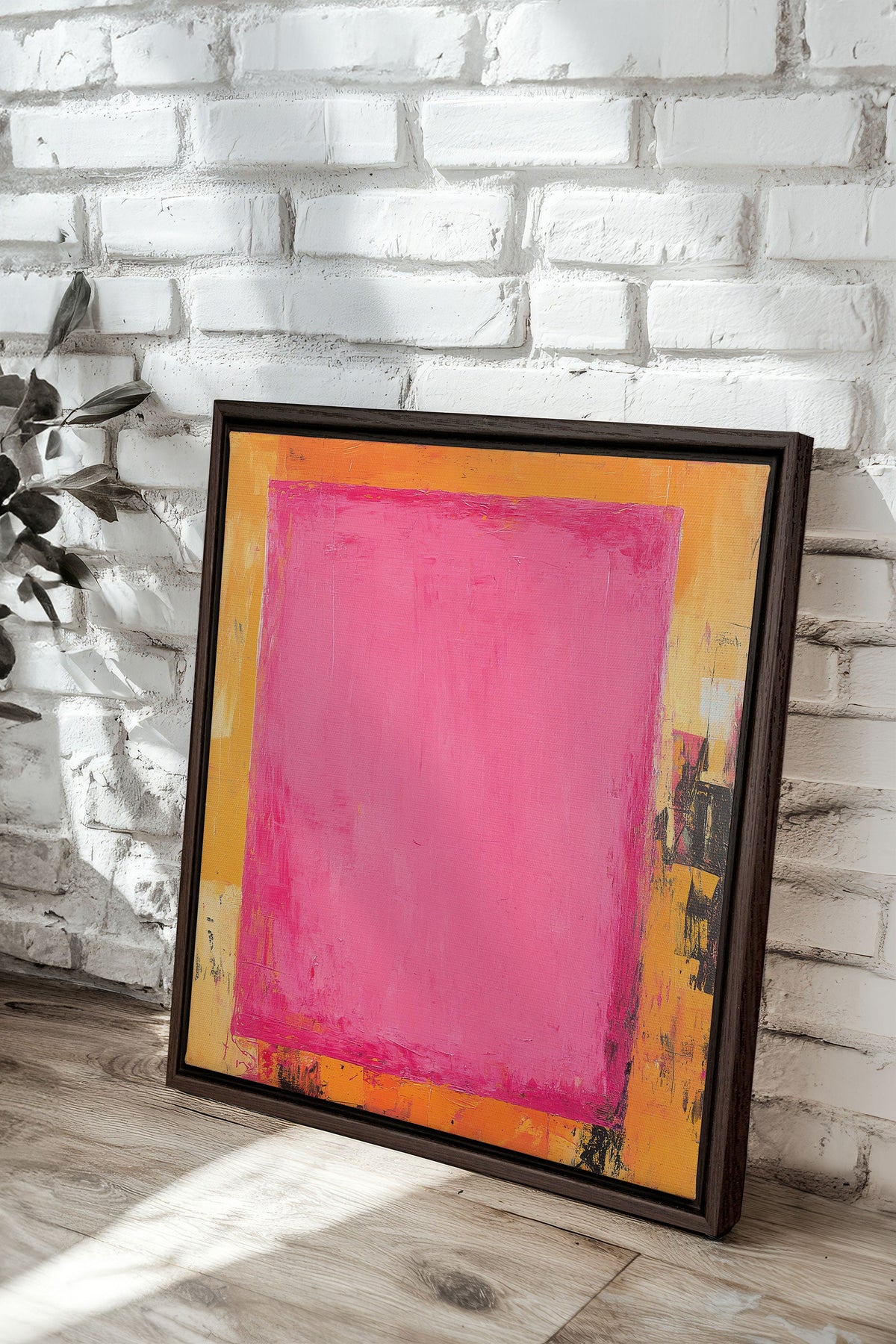 COLOR BLAZE, Oeuvre sur toile étirée