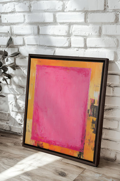 COLOR BLAZE, Oeuvre sur toile étirée