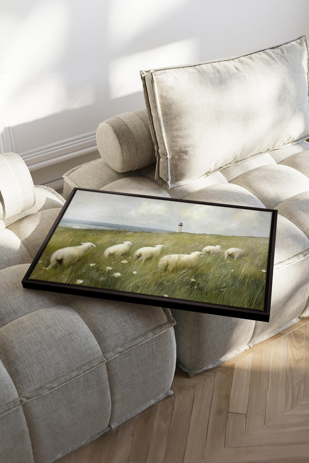 WOOL & WIND, Oeuvre sur toile étirée