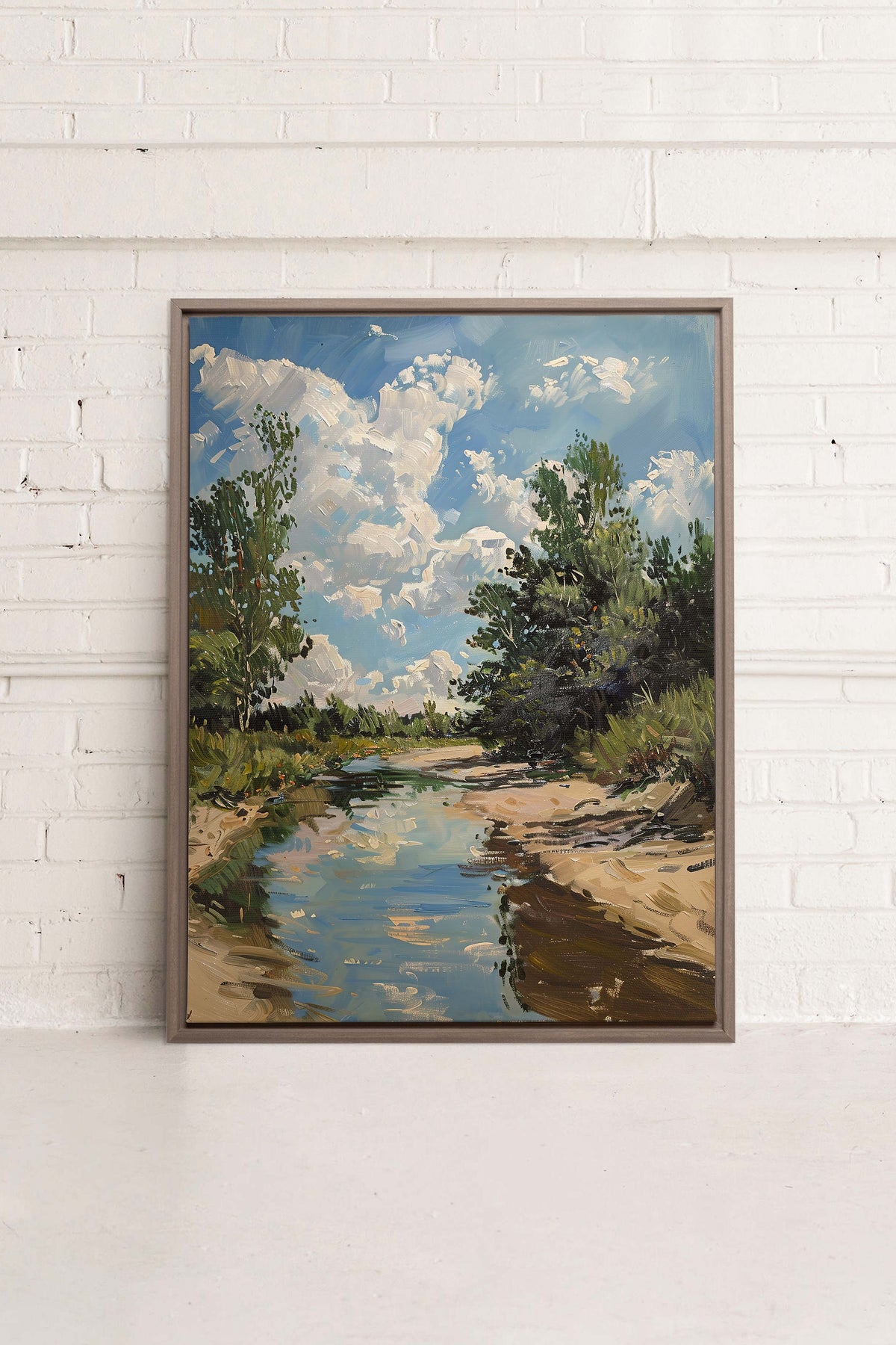 CREEK MIRAGE, Oeuvre sur toile étirée