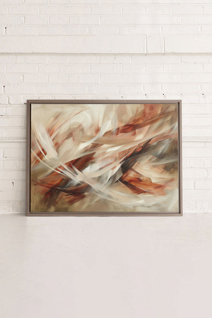BLAZING SWIRLS, Oeuvre sur toile étirée