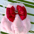 Be My Valentine Fuzzy Dog Coat Set | Valentine Occasion Dog Outfit