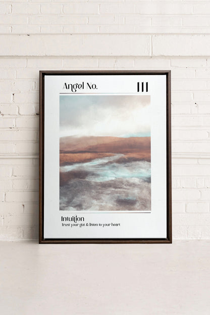 Intuition, Oeuvre sur toile étirée