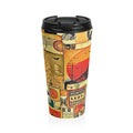 Travel Mug — Vintage Collage Stainless Steel Tumbler