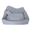 Bejewelled Dog Bed – Luxury Crystal Accent Bed for Dogs