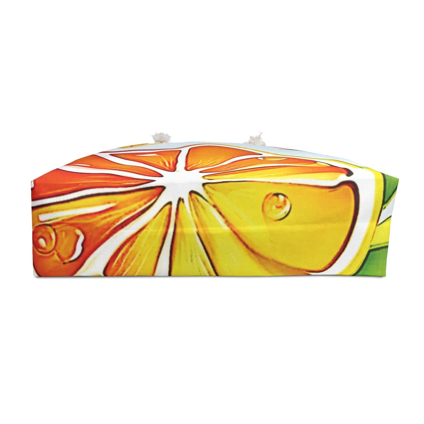 Citrus Slices Weekender Bag | Orange Lemon Large Tote Bag