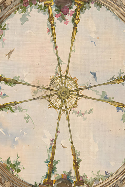 CIEL DE PALAIS, CADRE VINTAGE OR