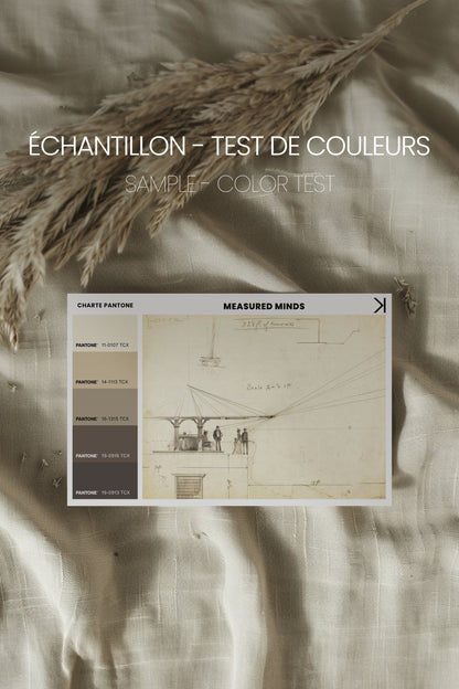 MEASURED MINDS, Oeuvre sur toile étirée
