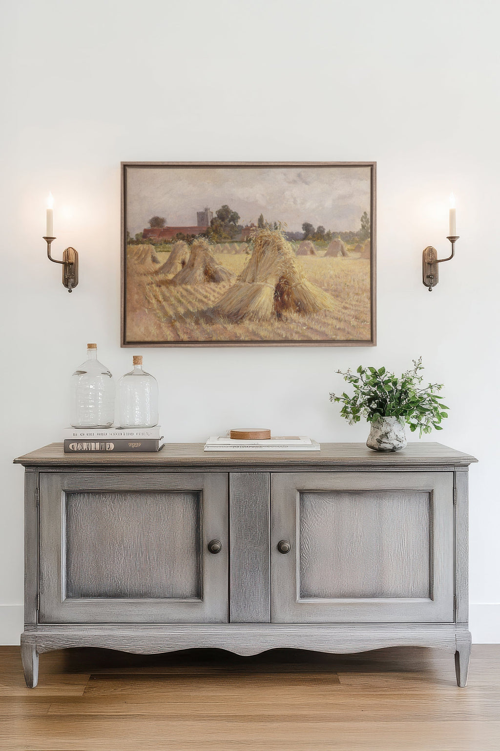 CHAMPS DES SOUVENIRS, Oeuvre sur toile étirée