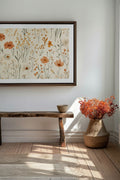 AUTUMN GARDEN, Oeuvre sur toile étirée
