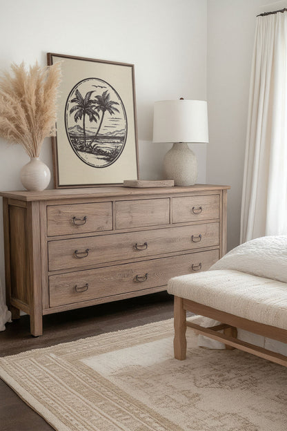 ISLAND ESCAPE, Oeuvre sur toile étirée