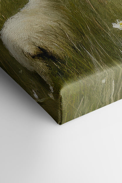 WOOL & WIND, Oeuvre sur toile étirée